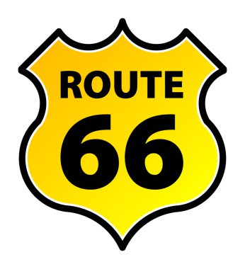 Route 66 clipart