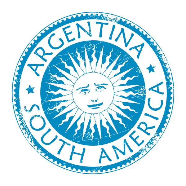 Argentina, francobollo Sud America — Vettoriale Stock