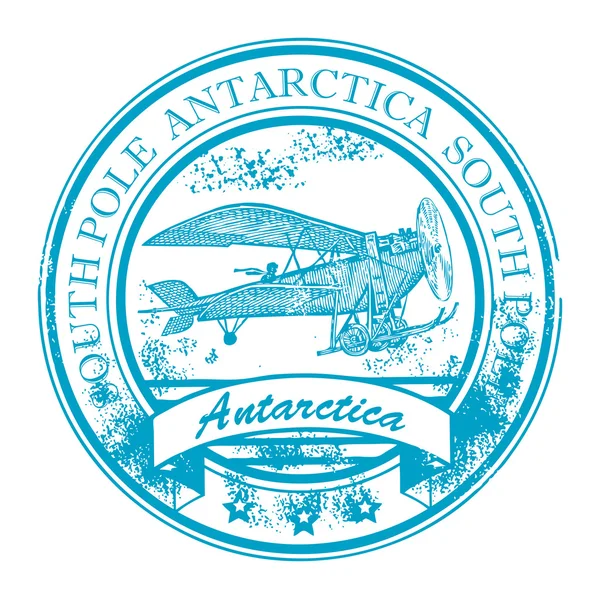 Antarktis stämpel — Stock vektor