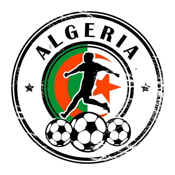 阿尔及利亚足球 — 图库矢量图片