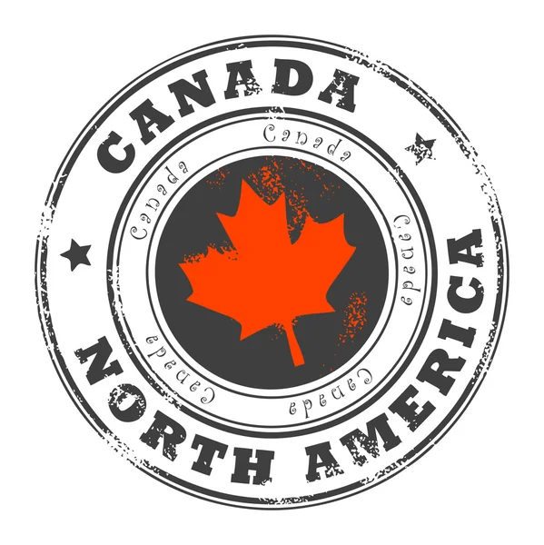 Canada stamp — Stock Vector