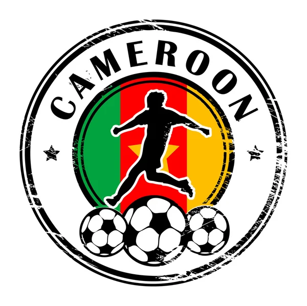 Kamerun futbol — Stok Vektör