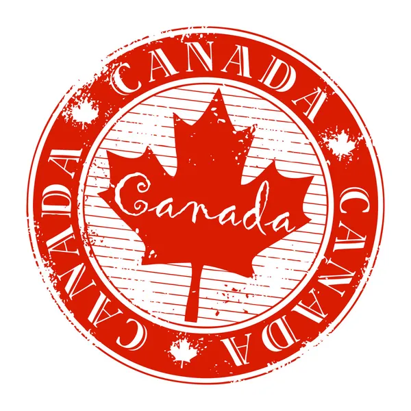 Timbre du Canada — Image vectorielle