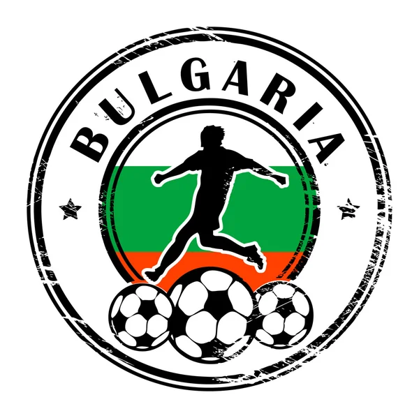 Bulgarischer Fußball — Stockvektor