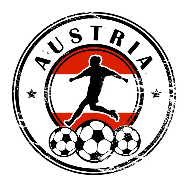 Autriche football — Image vectorielle
