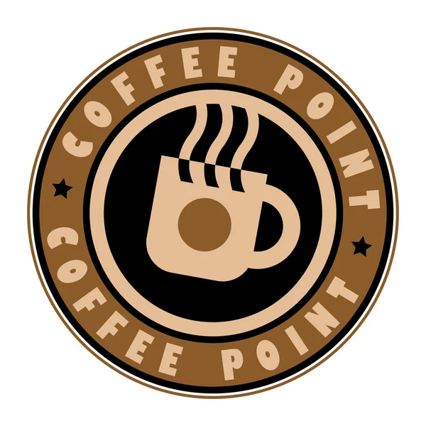 Печатный кофе — стоковый вектор