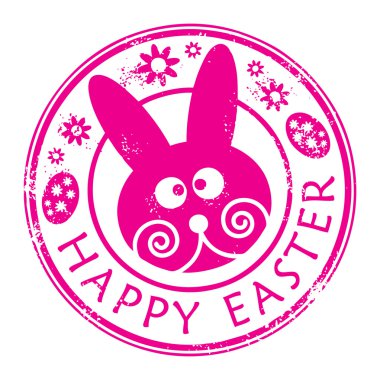 Easter stamp clipart