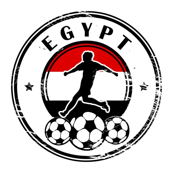 Mısır Futbol — Stok Vektör