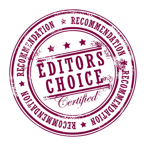 Печать выбора редактора — стоковый вектор