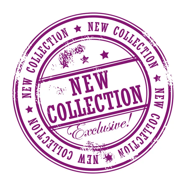New Collection stamp — Stock Vector