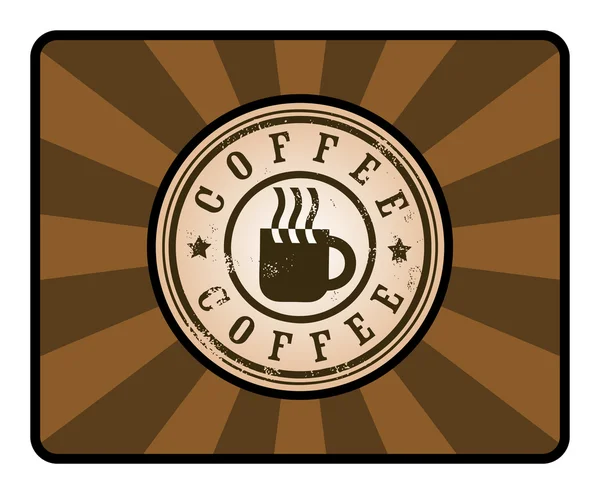 Kaffee-Hintergrund — Stockvektor