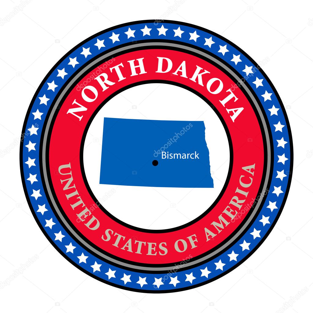 Label North Dakota