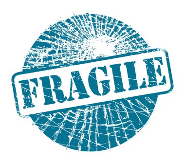 Stamp Fragile clipart