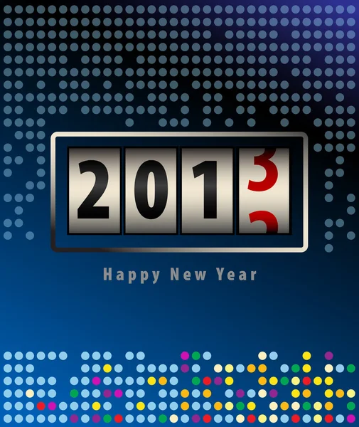 Feliz ano novo cartão — Vetor de Stock