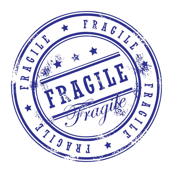 Timbro Fragile — Vettoriale Stock