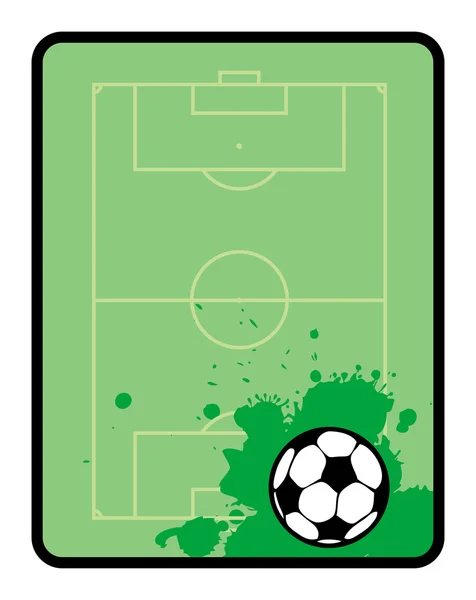 Fútbol abstracto — Archivo Imágenes Vectoriales