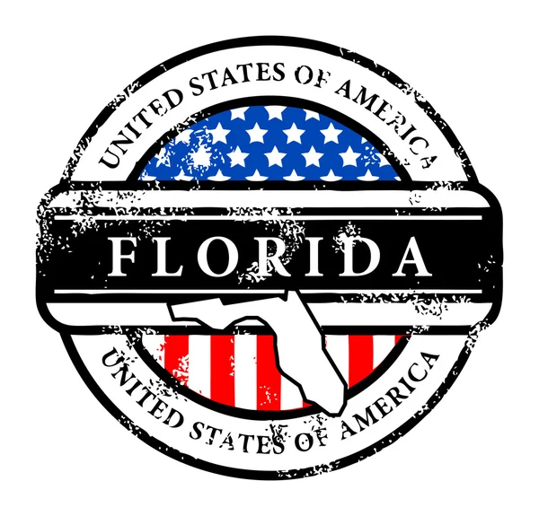 Stamp Florida — Stock Vector