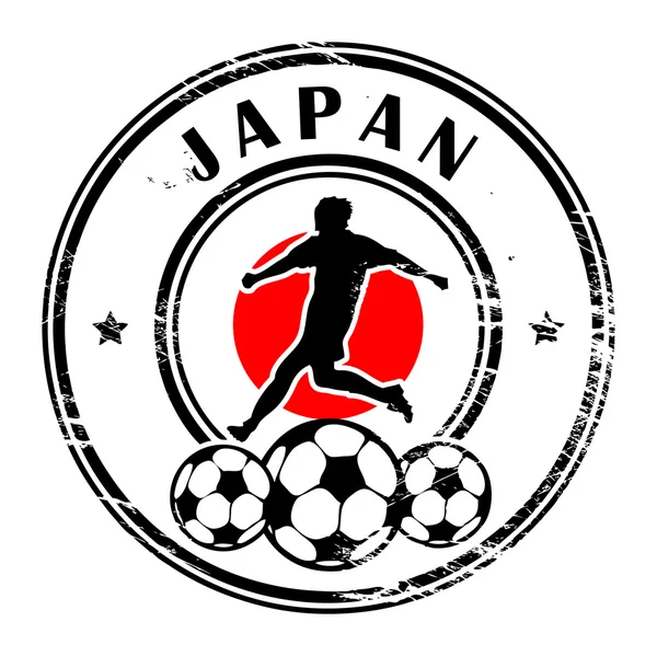 日本足球 — 图库矢量图片