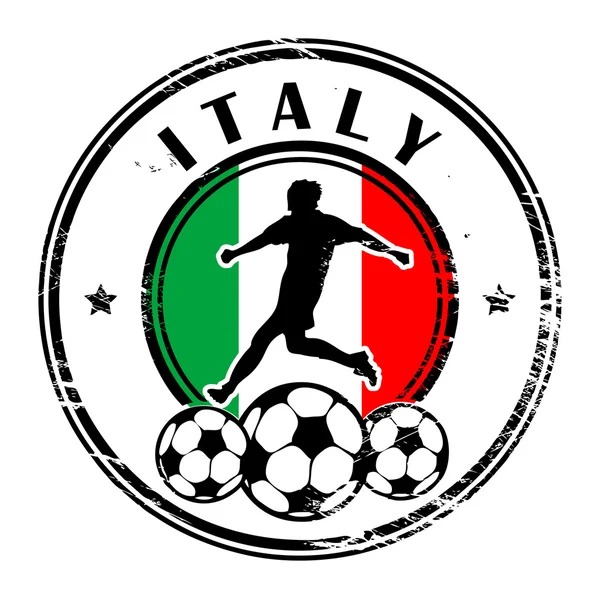 Italië voetbal — Stockvector