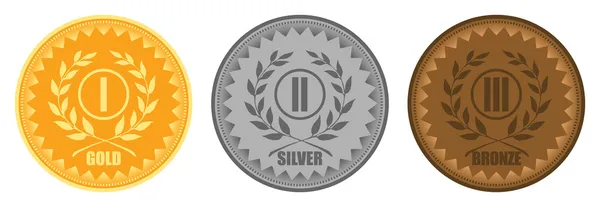 Medailles — Stockvector