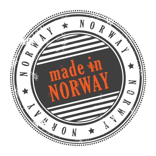 Зроблено в Норвегії — стоковий вектор