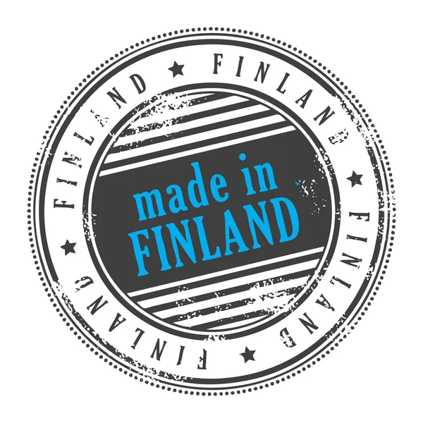 Πραγματοποιήθηκε στη Φινλανδία — Διανυσματικό Αρχείο