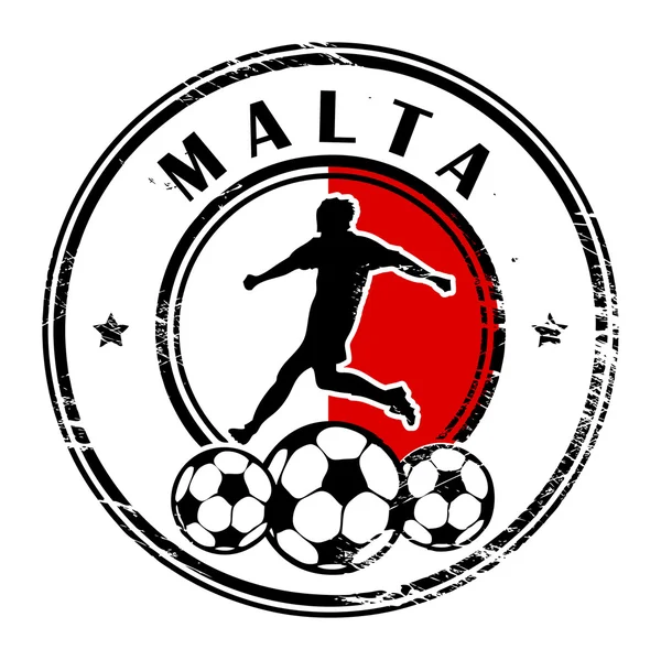 Fotbal Malta — Stockový vektor