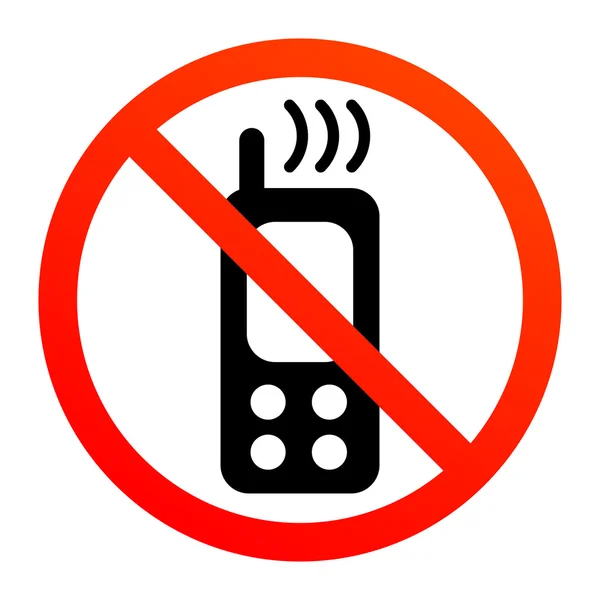 Δεν κινητό τηλέφωνο — Διανυσματικό Αρχείο
