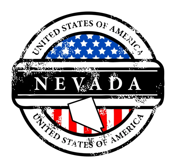 Stamp Nevada — Stock Vector