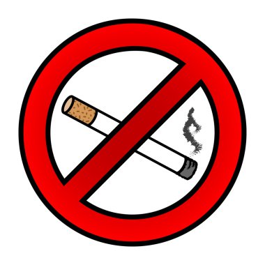 No smoking sign clipart