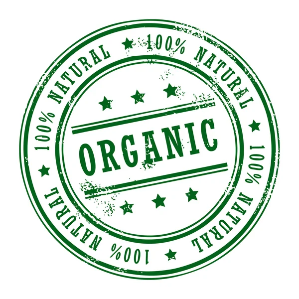 stock vector Stamp Organic
