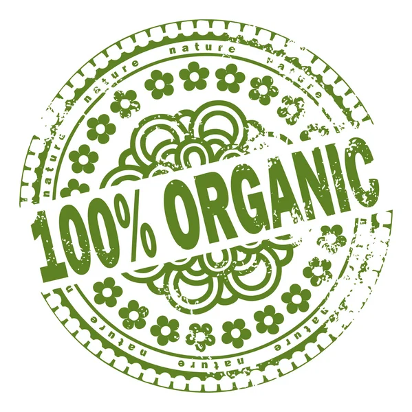 Pieczęć organicznych — Wektor stockowy