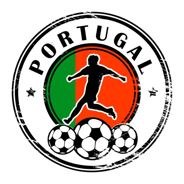 葡萄牙足球 — 图库矢量图片