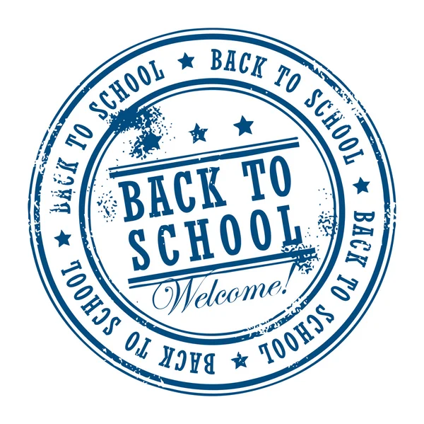 Возвращение в школу — стоковый вектор