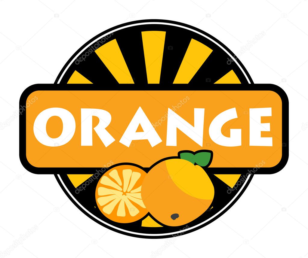 Label orange