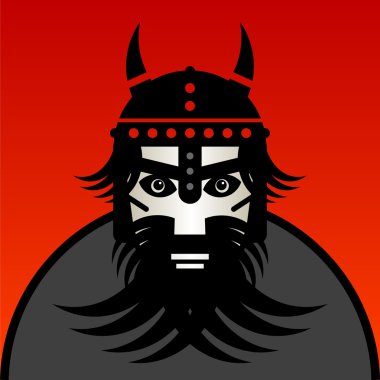 Viking warrior clipart