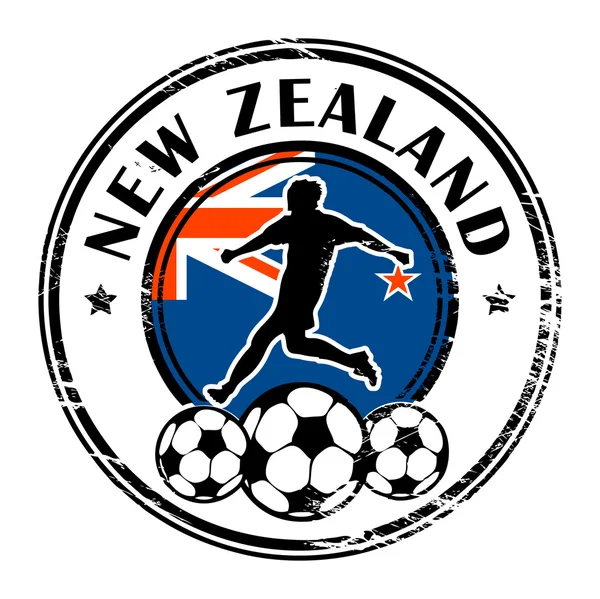 Футбол в Новой Зеландии — стоковый вектор