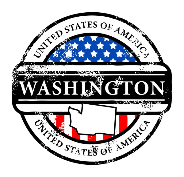 Briefmarke Washington — Stockvektor