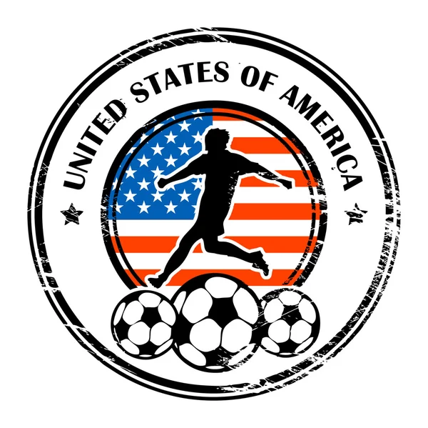 Estados Unidos fútbol — Archivo Imágenes Vectoriales