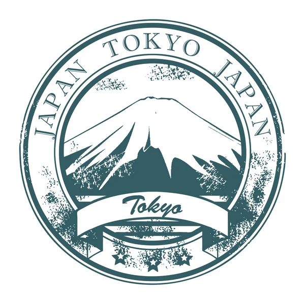 Timbre Tokyo, Japon — Image vectorielle