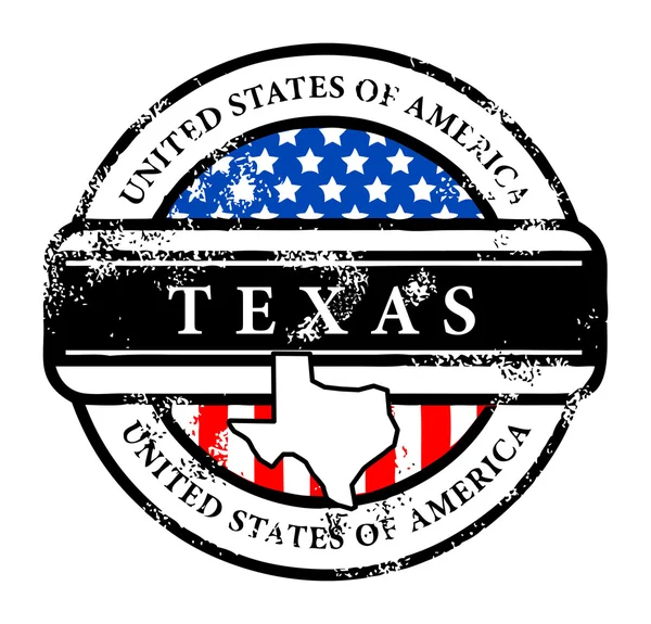 Stamp Texas — Stock Vector