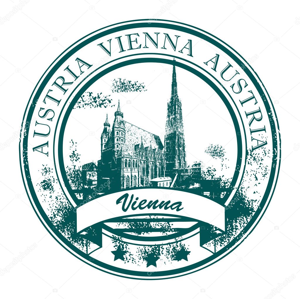 Stamp Vienna, Austria