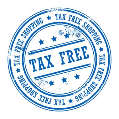 Stamp Tax Free clipart