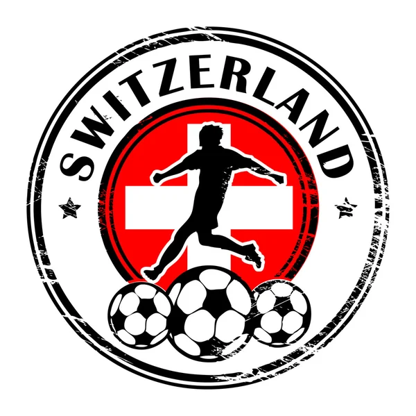 Schweizer Fußball — Stockvektor