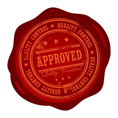 Approved stamp clipart