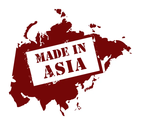 Feito na Ásia —  Vetores de Stock