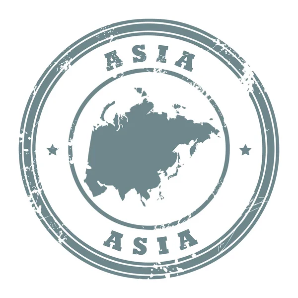 Azië stempel — Stockvector