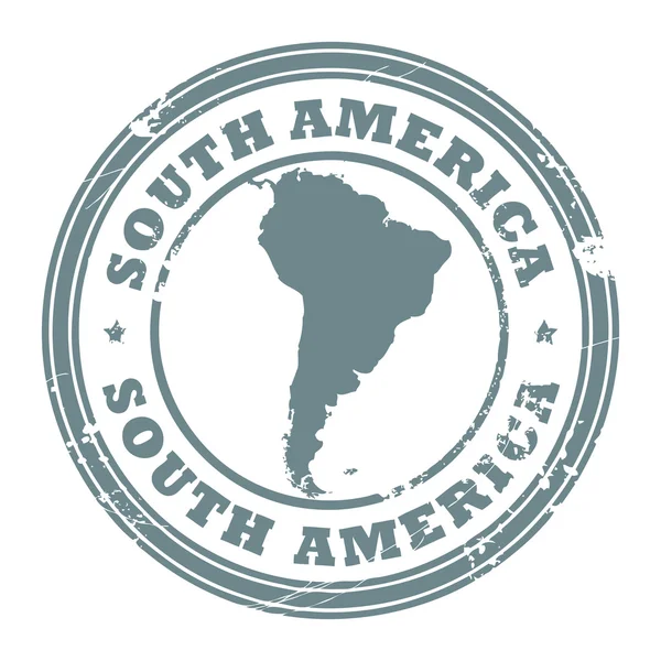 Pieczęć Ameryki Południowej — Wektor stockowy