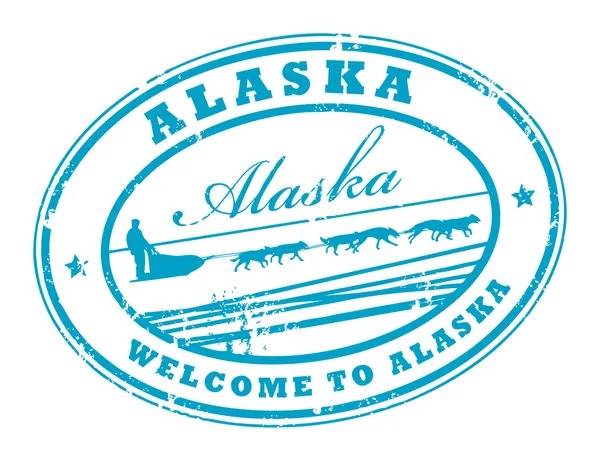 Pieczęć Alaska — Wektor stockowy