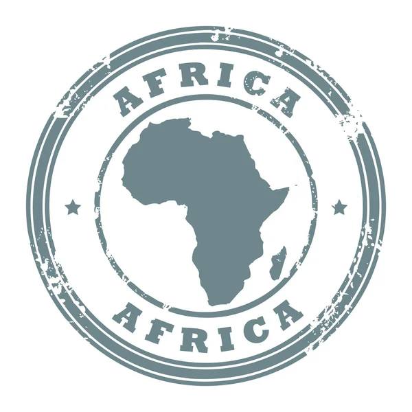 Afrika stämpel — Stock vektor